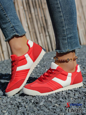 Buty sportowe damskie 7ALA305.RED (36/41,12par)