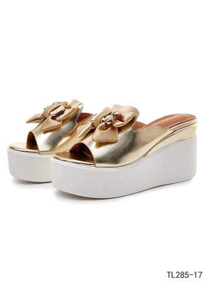 Klapki damskie   7ATL285N-17.GOLD  (36/41,12par)