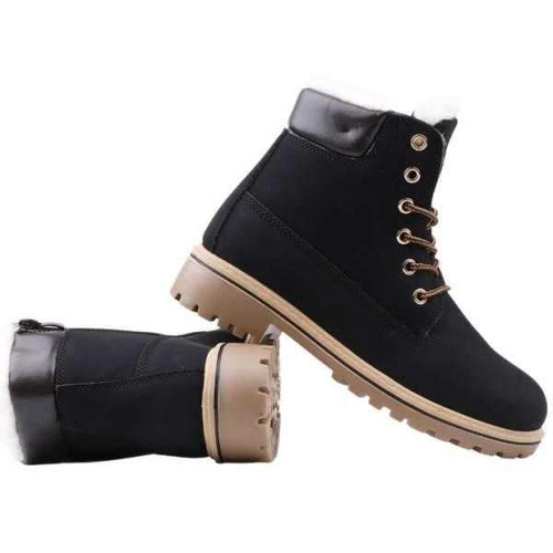 Trzewiki damskie B167-19.BLACK/BROWN (37/41,8par)