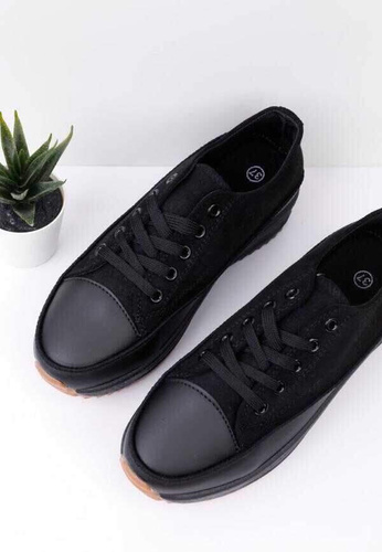 Trampki damskie B78A-4.BLACK (36/41,12par)
