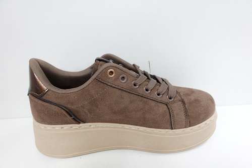 Buty sportowe damskie  7C3913.BROWN (36/41,12par)