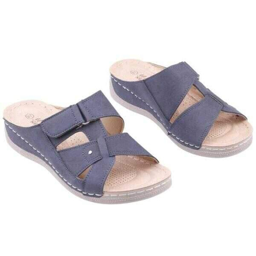 Klapki damskie DE995-1.NAVY (36/41,12par)