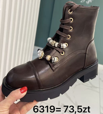 Botki damskie 6319.BROWN (36/41,12par)
