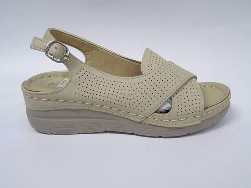 Sandały damskie 7A6093-3.BEIGE (36/41,12par)