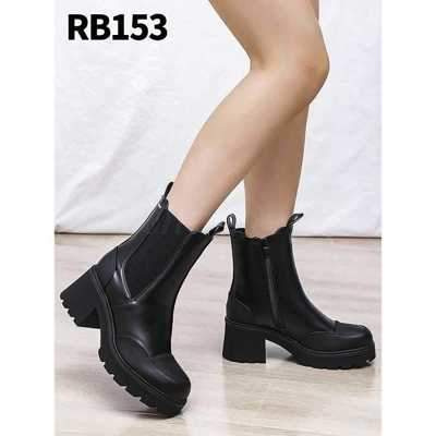 Botki damskie 7ARB153.BLACK Ocieplane (36/41,12par)