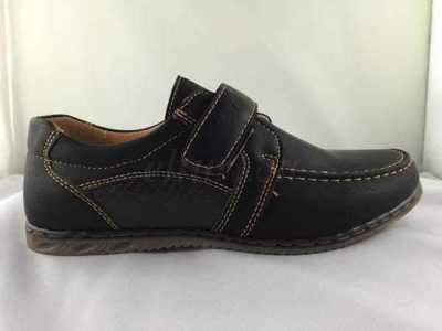 Półbuty chłopięce 5ABS12-1.BLACK (32/37,8par)