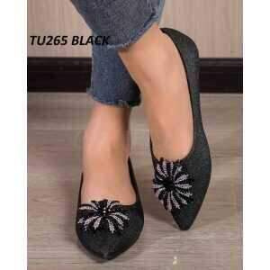 Balerinki damskie 7AGS76.BLACK (36/41,12par)