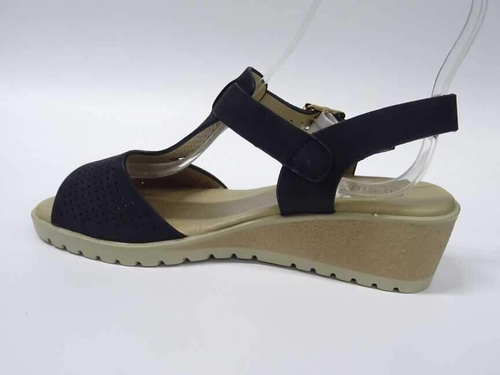 Sandały damskie 7A6720-1.BLACK (36/41,12par)
