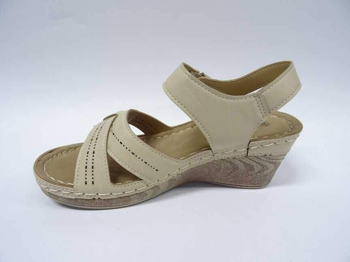 Sandały damskie 7A6087-3.BEIGE (36/41,12par)