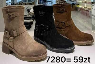 Botki damskie 7A7280.KOLORDOWYBORU (36/41,12par)