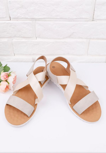 Sandały damskie DH01A-3.BEIGE (36/41,12par)