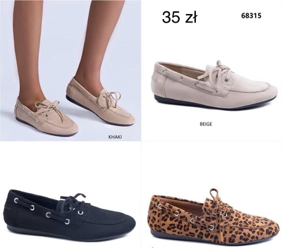 Półbuty damskie 68315.KOLORDOWYBORU (36/41,12par)