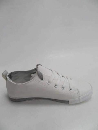 Trampki damskie G601-2.WHITE/GREY (36/41,12par)