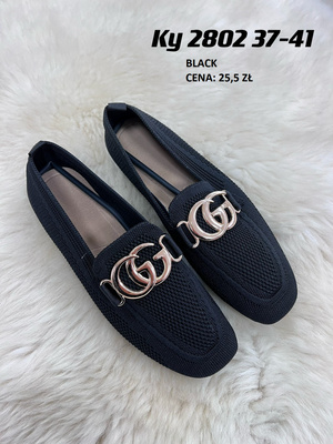 Trampki damskie 7A2802.BLACK (36/41,12par)