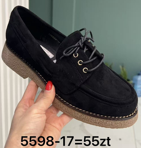 Półbuty damskie 5598-17.KOLORDOWYBORU (36/41,12par)