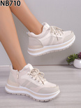 Buty sportowe damskie NB710.BEIGE (36/41,12par)