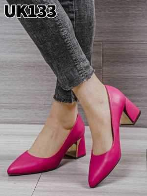 Czółenka damskie 7AUK133.FUSHIA (36/41,12par)