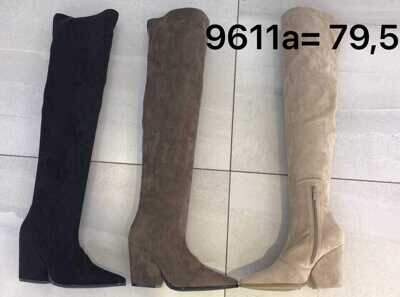 Kozaki damskie 7A9611A.BLACK OR KHAKI (36/41,12par)