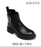 Botki damskie  7AB-3-214.BLACK   (36/41,8par)