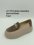 Półbuty damskie 7ALX1073.APRICOT/KHAKI (36/41,8par)