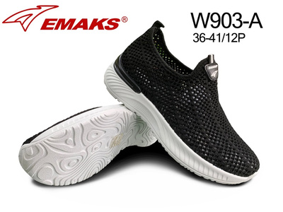 Buty sportowe damskie W903-A.BLACK (36/41,12par)