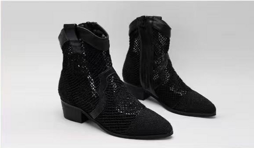 Botki damskie ocieplane 7ABE736.BLACK (36/41,12par)