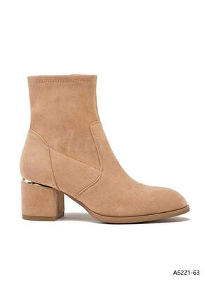 Botki damskie ocieplane A6221-63.KHAKI (36/41,12par)