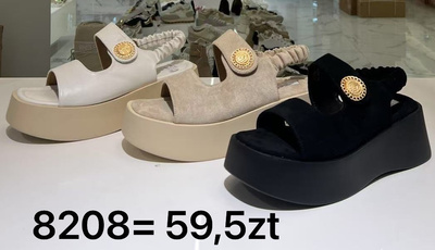 Sandały damskie 8208.KOLORDOWYBORU (36/41,12par)
