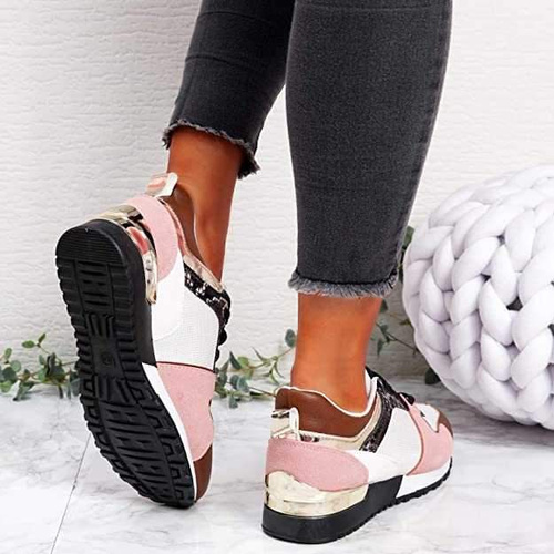 Buty sportowe damskie B-01.WHITE/SERPENTINE (36/41,12par)