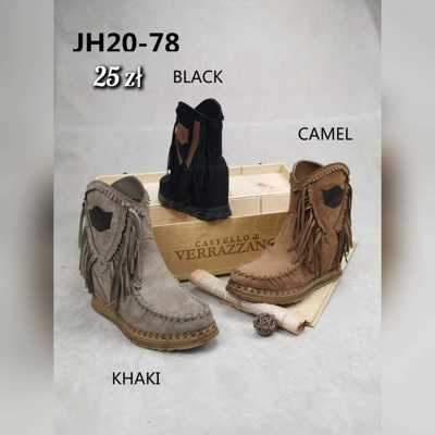 Botki damskie nieocieplane 7AJH20-78.BLACK  (36/41,12par)