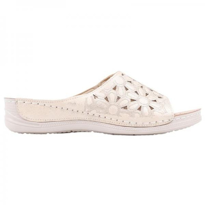 Klapki damskie DE985-9.BEIGE (36/41,12par)