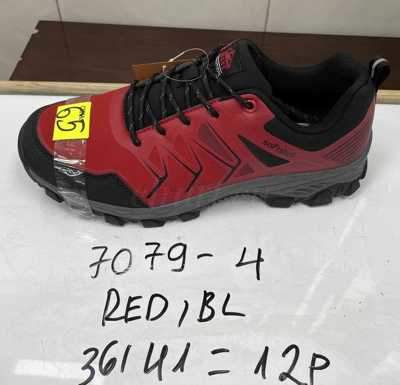 Buty sportowe damskie 7A7079-4.RED/BLACK  (36/41,12par)