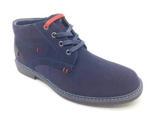 Trzewiki męskie A2010-15.NAVY/RED (41/46,8par)