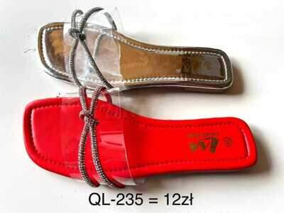 Klapki damskie 7AQL-235.KOLORDOWYBORU (36/41,12par)