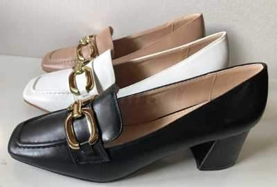 Czółenka damskie 7AW-303.BLACK, WHITE, NUDE (36/41 12par)