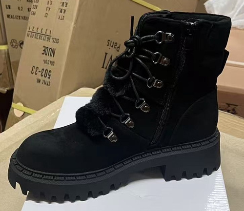Botki damskie 1658.BLACK (36/41,12par)