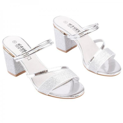 Klapki damskie SY929M-3.SILVER (36/41,12par)