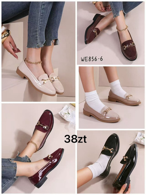 Półbuty damskie WE856-6.KOLORDOWYBORU (36/41,12par)