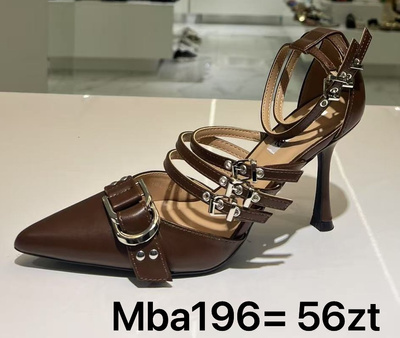 Czółenki damskie MBA196.BROWN (36/41 12par)