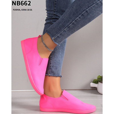 Trampki damskie  NB662.FUSHIA (36/41,12par)