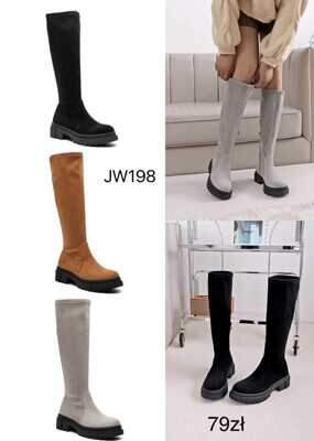 Kozaki damskie 7AJW198.KOLORDOWYBORU (36/41,12par)