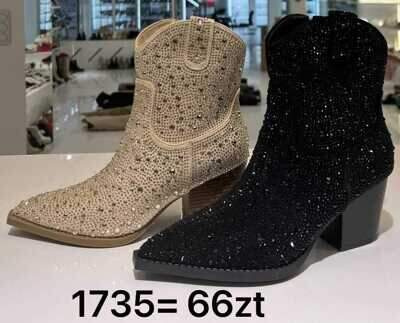 Botki damskie 7A1735.KOLORDOWYBORU (36/41,12par)