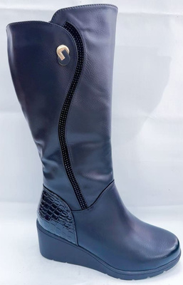 Kozaki damskie LT6398.BLACK (36/41,12par)