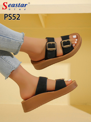 Klapki damskie PS52.BLACK (36/41,12par)