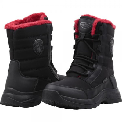 Trzewiki damskie BG18-1.BLACK/RED (36/41,12par)