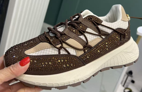 Buty sportowe damskie 9157.BROWN (36/41,12par)