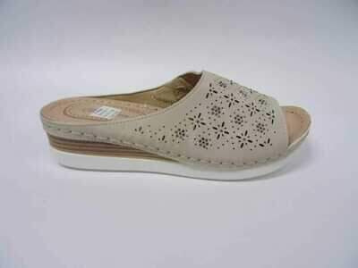 Klapki damskie 7AW8358-7.BEIGE (36/41,12par)