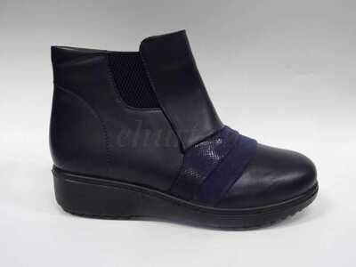 Botki damskie 7A8124-6.BLUE Ocieplane (36/42,12par)
