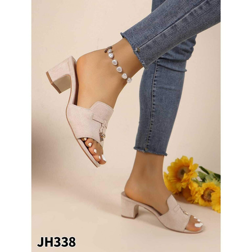 Klapki damskie  7AJH338.BEIGE (36/41,12par)