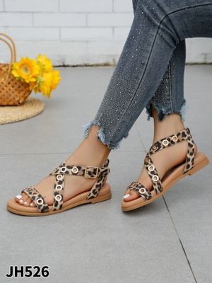 Sandały damskie  7AJH526.LEOPARD  (36/41,12par)